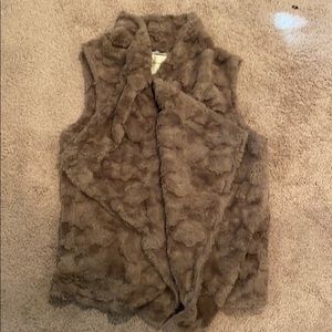Fuzzy vest